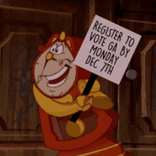 Beauty And The Beast Disney GIF - Beauty And The Beast Disney Cogsworth GIFs