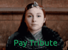 Pay Tribute Queen Of The North GIF - Pay Tribute Queen Of The North Red Headed Queen GIFs