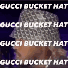 Gucci Bucket Hat Gucket GIF - Gucci Bucket Hat Gucci Gucket GIFs