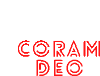 Youthclub Coram Deo Sticker - Youthclub Coram Deo Red Logo Stickers