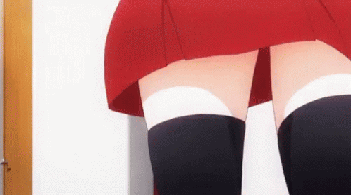 Thighs Anime Gif Thighs Anime Girl Discover Share Gifs
