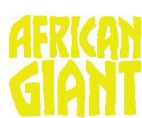 African Giant Animation Sticker - African Giant Animation Text Stickers