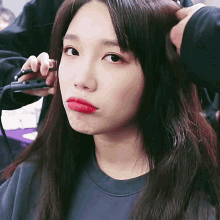 Eunji Apink Jung Eunji GIF - Eunji Apink Jung Eunji Hair Make GIFs