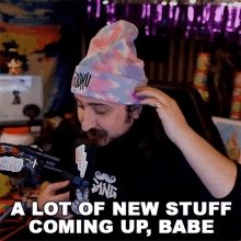 A Lot Of New Stuff Coming Up Babe Godku GIF - A Lot Of New Stuff Coming Up Babe Godku A Lot Of New Things To Look Forward To GIFs