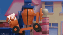 Bob The Builder Dizzy GIF - Bob The Builder Dizzy Attached To Magnet GIFs