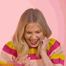 Happy Candace Cameron GIF - Happy Candace Cameron Good Housekeeping GIFs