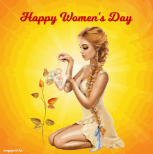 Happy Womens Day Bubbles GIF - Happy Womens Day Bubbles Womens Day GIFs