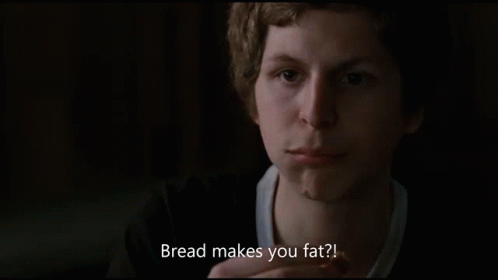 Bread Bread Makes You Fat GIF - Bread Bread Makes You Fat Scott Pilgrim GIFs