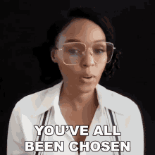 Youve All Been Chosen Janelle Monae GIF - Youve All Been Chosen Janelle Monae Vmas GIFs