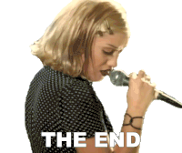 The End Gwen Stefani Sticker - The End Gwen Stefani No Doubt Stickers