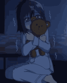 Anime Scared GIF - Anime Scared Bedtime GIFs