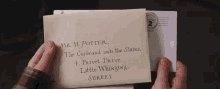 Hogwarts Letter GIF - Hogwarts Letter Harry Potter GIFs