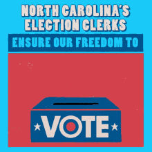 North Carolinas Election Clerks Ensure Our Freedom To Vote Thank You Election Clerks GIF - North Carolinas Election Clerks Ensure Our Freedom To Vote Thank You Election Clerks Thank You GIFs