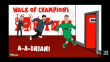adrian liver pool running walk of champions