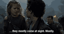 Mostly They Mostly Come At Night GIF - Mostly They Mostly Come At Night Aliens GIFs