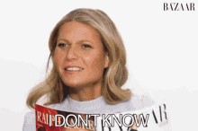 I Dont Know Gwyneth Paltrow GIF - I Dont Know Gwyneth Paltrow Idk GIFs