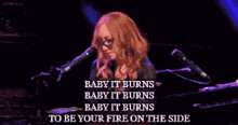 Tori Amos Fire On The Side GIF - Tori Amos Fire On The Side Yktr GIFs