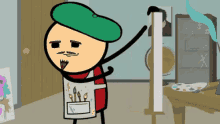 Artist Painting GIF - Artist Painting Cyanide And Happiness GIFs