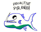 Proactive Piranha Veefriends Sticker - Proactive Piranha Veefriends Taking Over Stickers