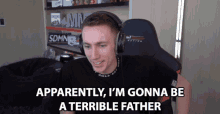 Apparently Im Gonna Be A Terrible Father Simon Edward Minter GIF - Apparently Im Gonna Be A Terrible Father Simon Edward Minter Miniminter GIFs