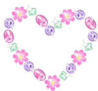 Love Heart Sticker - Love Heart Flower Stickers