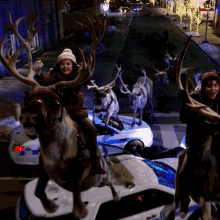 Reindeer Ride GIF - Reindeer Ride Race GIFs
