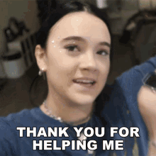 Thank You For Helping Me Fiona Frills GIF - Thank You For Helping Me Fiona Frills Fionafrills Vlogs GIFs
