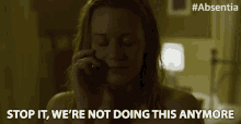 Stop It Were Not Doing This Anymore Cara Theobold GIF - Stop It Were Not Doing This Anymore Cara Theobold Alice Durand GIFs