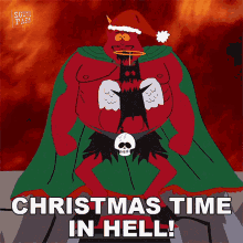 Christmas Time In Hell Satan GIF - Christmas Time In Hell Satan South Park GIFs