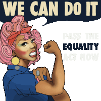 We Can Do It Rupaul Sticker - We Can Do It Rupaul Drag Stickers