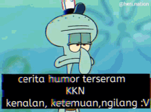 kkn creita humor terseram squidward