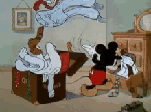 Mickey Packing GIF - Packing Struggles Disney Mickey GIFs