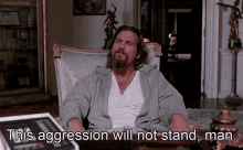 Lebowski This Agression Will Not Stand GIF - Lebowski This Agression Will Not Stand GIFs