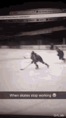 hockey fall funny h shockey skate