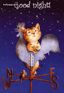 Good Night - Kitty.Gif GIF - Good Night - Kitty Good Night Wishes Good Night Greetings GIFs