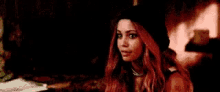 Vanessa Morgan Stares GIF - Vanessa Morgan Stares Cant Believe GIFs
