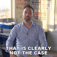 That Is Clearly Not The Case Derek Muller GIF - That Is Clearly Not The Case Derek Muller Veritasium GIFs