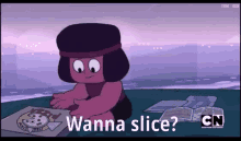 Wanna Slice Pizza GIF - Wanna Slice Pizza Steven Universe GIFs