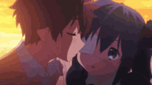 Anime Kiss GIF - Anime Kiss Kiss On Cheek GIFs