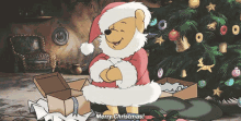 selamat natal merry christmas christmas tree bear cute