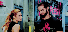 Seth Rollins And Becky Lynch GIF - Seth Rollins And Becky Lynch GIFs