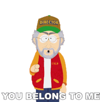 You Belong To Me Steven Spielberg Sticker - You Belong To Me Steven Spielberg South Park Stickers