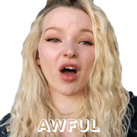 Awful Dove Cameron Sticker - Awful Dove Cameron Seventeen Stickers