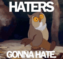 haters gonna