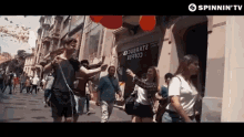Spinnin Tv Giving Out Balloons GIF - Spinnin Tv Giving Out Balloons For You GIFs