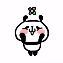 animal panda cute happy desire