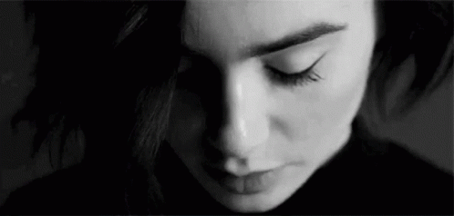 Girl Lily Collins GIF - Girl Lily Collins Black And White GIFs