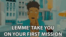 Lemme Take You On Your First Mission Blueface GIF - Lemme Take You On Your First Mission Blueface First Mission GIFs