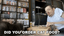Did You Order Cat Food Ricky Berwick GIF - Did You Order Cat Food Ricky Berwick Ricky Berwick Vlog GIFs