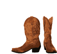 Cowboy Boots Boots Knocking Sticker - Cowboy Boots Boots Boots Knocking Stickers